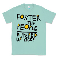 Seafoam Foster The People Pumped Up Kicks Classic Tee - linhVisuals