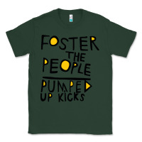 Sports Green Foster The People Pumped Up Kicks Classic Tee - linhVisuals