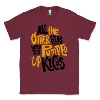 Burgundy Foster The People Pumped Up Kicks Classic Tee - linhVisuals