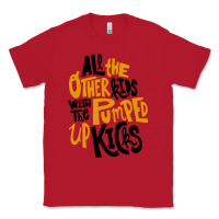 Red Foster The People Pumped Up Kicks Classic Tee - linhVisuals