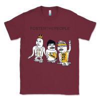 Burgundy Foster The People Call It What You Want Classic Tee - linhVisuals