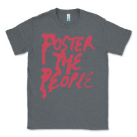 Charcoal Heather Foster The People Classic Tee - linhVisuals