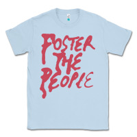 Dusty Blue Foster The People Classic Tee - linhVisuals