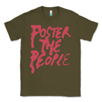 Army Green Foster The People Classic Tee - linhVisuals