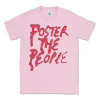 Bubblegum Pink Foster The People Classic Tee - linhVisuals