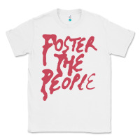 White Foster The People Classic Tee - linhVisuals