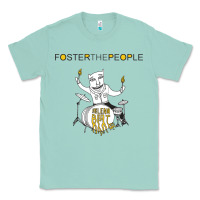 Seafoam Foster The People Helena Beat Classic Tee - linhVisuals