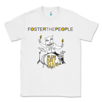 White Foster The People Helena Beat Classic Tee - linhVisuals