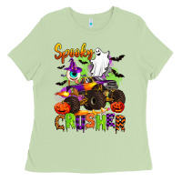 Matcha spooky cruhser with monster truck Ladies Tee - Artiststas