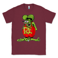 Burgundy rat fink  fk27 Classic Tee - linhVisuals