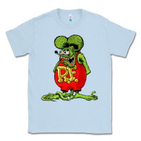 Dusty Blue rat fink  fk27 Classic Tee - linhVisuals