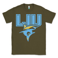 Army Green long island university sharks Classic Tee - linhVisuals