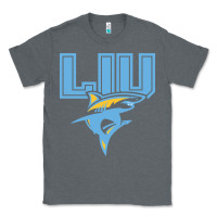 Charcoal Heather long island university sharks Classic Tee - linhVisuals