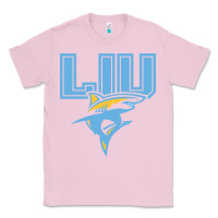 Bubblegum Pink long island university sharks Classic Tee - linhVisuals