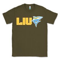 Army Green long island university sharks Classic Tee - linhVisuals