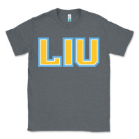 Charcoal Heather long island university sharks Classic Tee - linhVisuals