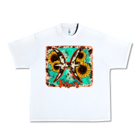 White pisces turquoise cowhide Urban Heavy Tee - RanaPortraitStore