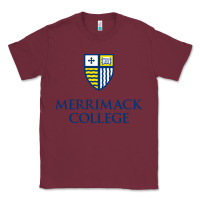 Burgundy merrimack warriors Classic Tee - linhVisuals