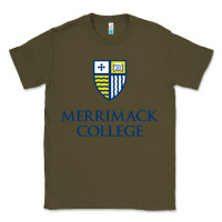 Army Green merrimack warriors Classic Tee - linhVisuals