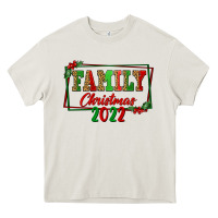 Cream Family Christmas 2022 Heavy Core Tee - FaDigitalArtStudio