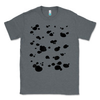 Charcoal Heather dalmatian dog pattern funny diy costume t shirt Classic Tee - linhVisuals