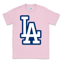 Bubblegum Pink la los angeles Classic Tee - linhVisuals