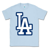 Dusty Blue la los angeles Classic Tee - linhVisuals