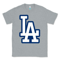 Heather Grey la los angeles Classic Tee - linhVisuals