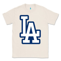 Natural la los angeles Classic Tee - linhVisuals