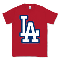 Red la los angeles Classic Tee - linhVisuals