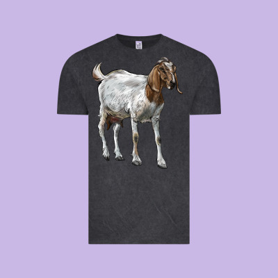 Boer Goat Vintage Tee Designed By Lillyallendesigns
