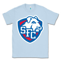 Dusty Blue st. francis brooklyn terriers Classic Tee - linhVisuals