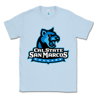 Dusty Blue The cal state san marcos cougars Classic Tee - linhVisuals