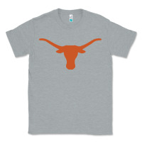 Heather Grey Texas Longhorns Vintage Hoodie Classic Tee - linhVisuals