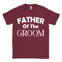 Burgundy father of the groom t shirt wedding gift Classic Tee - linhVisuals