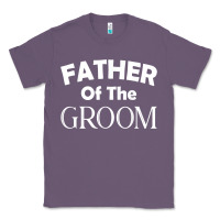 Lavender father of the groom t shirt wedding gift Classic Tee - linhVisuals
