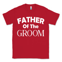 Red father of the groom t shirt wedding gift Classic Tee - linhVisuals