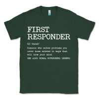 Sports Green first responder  definition design Classic Tee - linhVisuals