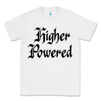 White higher powered   alcoholics anonymous slogans Classic Tee - linhVisuals