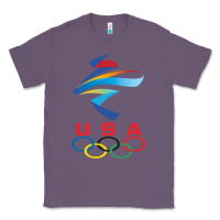 Lavender USA OLYMPIC RINGS Classic Tee - linhVisuals