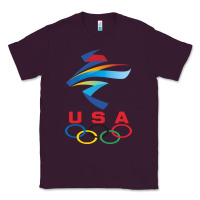 Plum USA OLYMPIC RINGS Classic Tee - linhVisuals