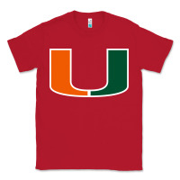 Red miami Classic Tee - linhVisuals