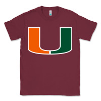 Burgundy miami Classic Tee - linhVisuals
