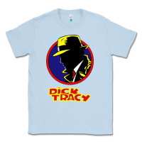 Dusty Blue dick tracy Classic Tee - linhVisuals