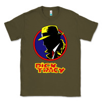 Army Green dick tracy Classic Tee - linhVisuals