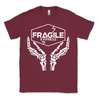 Burgundy fragile express death stranding Classic Tee - linhVisuals