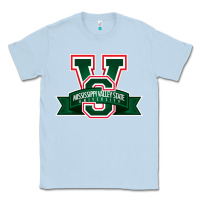 Dusty Blue mississippi valley Classic Tee - linhVisuals