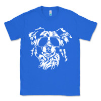 True Royal border collie dog t  shirt border collie with sunglasses cool dog t  s Classic Tee - linhVisuals
