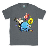 Charcoal Heather oswald the octopus Classic Tee - linhVisuals