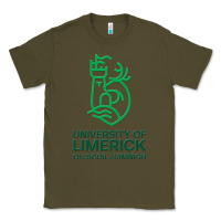 Army Green ul  university of limerick Classic Tee - linhVisuals